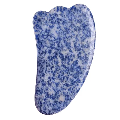 Jade Gua Sha Blue Spot Stone Grattage Massage Gua Sha Board